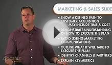 Marketing & Sales Slide - Creating The Killer Business Plan