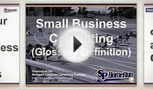 Recap: Small Business Consulting (Glossary Definition