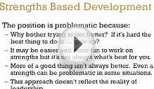 Strengths Based Development - A 3-Minute Crash Course